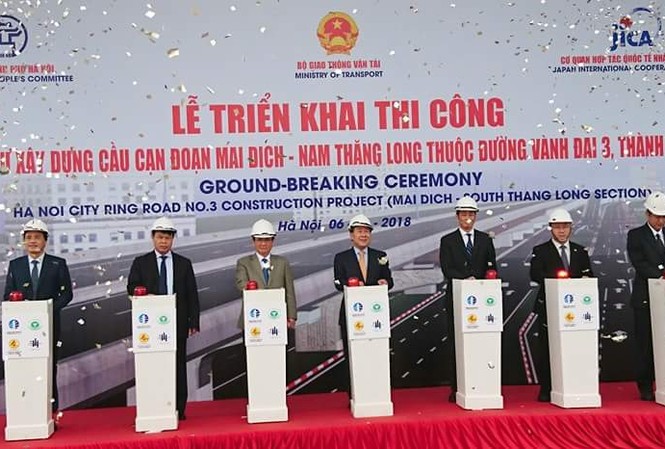Hà Nội có đường trên cao Phạm Văn Đồng sau 28 tháng nữa Chính thức khởi công đường trên cao Phạm Văn Đồng.