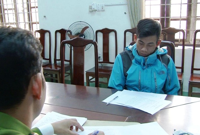 'Ẳm' 5 tiền án, tiền sự trộm cắp tài sản vẫn tiếp tục tái phạm Nguyễn Hải Anh tại cơ quan điều tra.