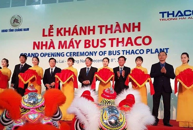 Khánh thành nhà máy xe bus lớn nhất Đông Nam Á Phó Thủ tướng Trịnh Đình Dũng dự lễ Khánh thành nhà máy Bus Thaco