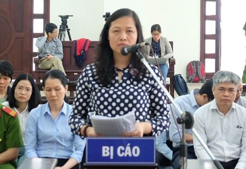 Nguyên phó tổng giám đốc Oceanbank phủ nhận chỉ đạo chi lãi ngoài Bị cáo Đỗ Đại Khôi Trang