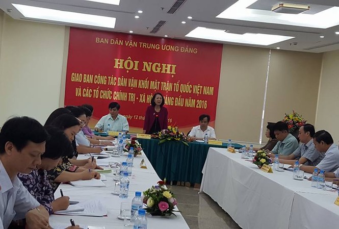 Vụ cá chết hàng loạt: Đến cuối năm chưa chắc đã giải quyết xong Bà Trương Thị Mai phát biểu tại hội nghị.