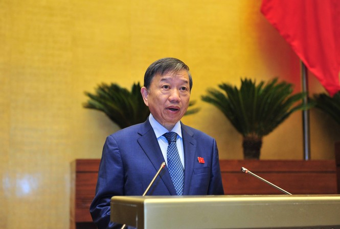 Nhiều tài liệu Tuyệt mật, Tối mật bị lộ, mất Thượng tướng Tô Lâm, Bộ trưởng Bộ Công an. Ảnh Như Ý