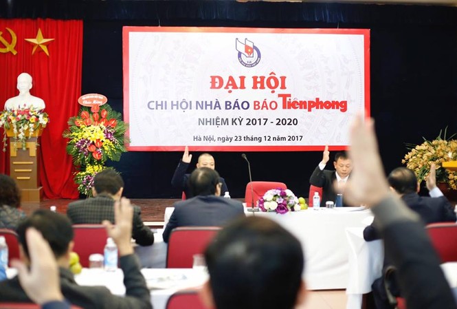 Báo Tiền Phong có vị thế trong lòng bạn đọc Báo Tiền Phong đã tổ chức Đại hội Chi hội nhà báo Báo Tiền Phong. Ảnh Như Ý