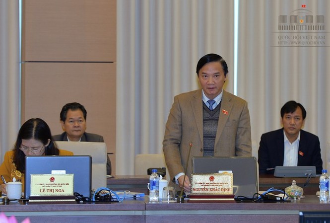 Đề xuất bổ sung hình thức nhận tố cáo bằng fax, thư điện tử Chủ nhiệm Uỷ ban Pháp luật Nguyễn Khắc Định