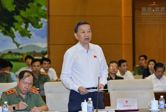 Đề nghị Giám đốc công an hàm cao nhất là thiếu tướng Bộ trưởng Bộ Công an Tô Lâm