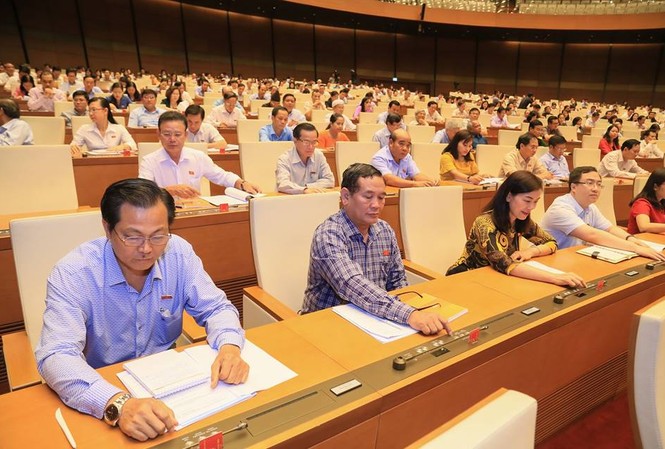 Quốc hội giám sát về quy hoạch, quản lý, sử dụng đất đai đô thị Quốc hội đã biểu quyết thông qua Nghị quyết về việc thành lập Đoàn giám sát chuyên đề của Quốc hội năm 2019. Ảnh Như Ý