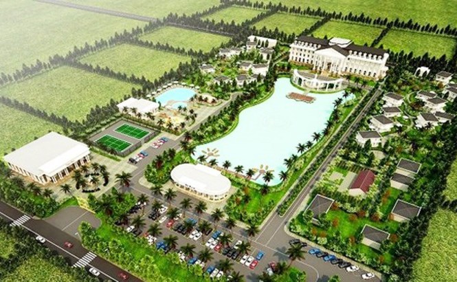 Thủ tướng chấp thuận 2 dự án tại Vĩnh Phúc chuyển đổi 183 ha đất lúa Phối cảnh Khu đô thị sinh thái Vĩnh Thịnh – An Tường.