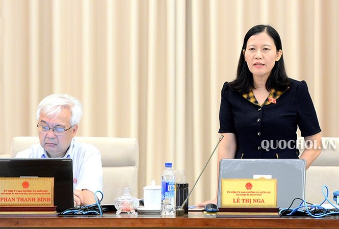 Thêm phương án mới về xử lý tài sản không giải trình được Chủ nhiệm Uỷ ban Tư pháp Lê Thị Nga
