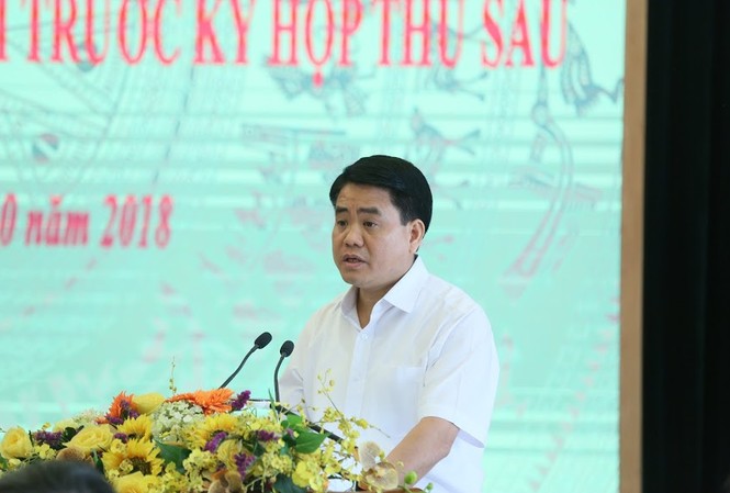 Chủ tịch Hà Nội: Nâng chiều cao nhà cao tầng là xu hướng tất yếu Chủ tịch UBND Thành phố Hà Nội Nguyễn Đức Chung