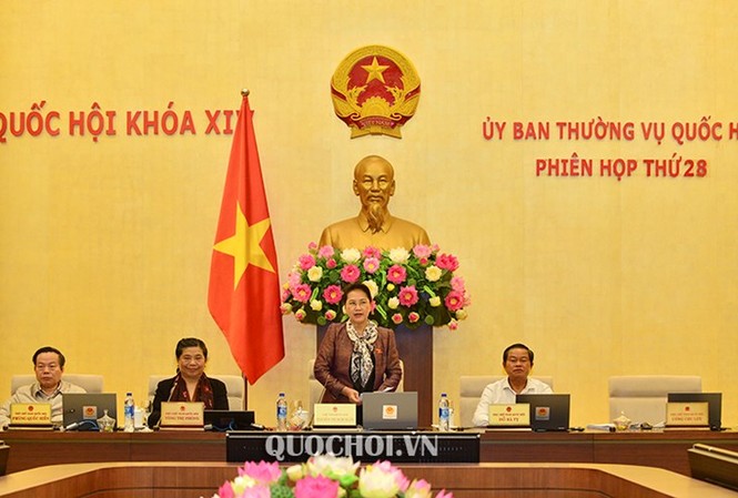 Hoàn thiện nghị quyết về nhân sự để trình ký ban hành Chủ tịch Quốc hội Nguyễn Thị Kim Ngân phát biểu bế mạc phiên họp
