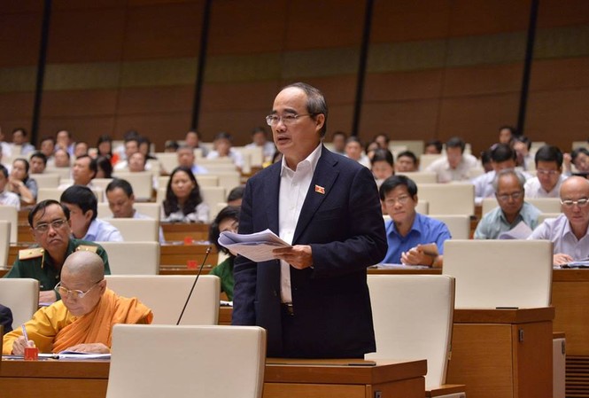 'Thầy giáo già' Nguyễn Thiện Nhân: Đại học phải có chủ Bí thư Thành ủy TP HCM Nguyễn Thiện Nhân. Ảnh Như Ý