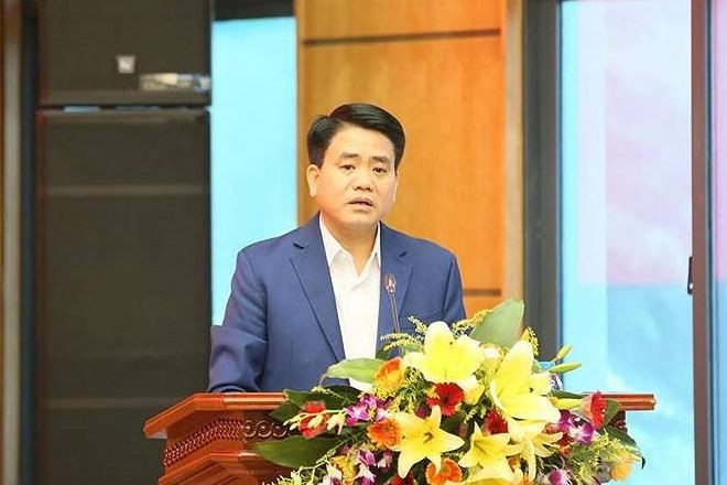 Chủ tịch Hà Nội: Đường sắt đội vốn 16.000 tỷ không phải do tiêu cực Chủ tịch UBND TP Hà Nội Nguyễn Đức Chung. Ảnh Như Ý