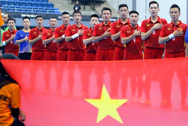Tuyển Futsal Việt Nam đặt mục tiêu 'khủng' Tuyển Futsal Việt Nam đặt mục tiêu 'khủng'