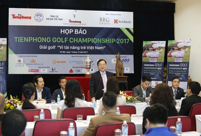7 tỷ tiền thưởng ở giải Golf Tiền Phong Championship 2017 Toàn cảnh buổi họp báo Golf Tiền Phong Championship 2017