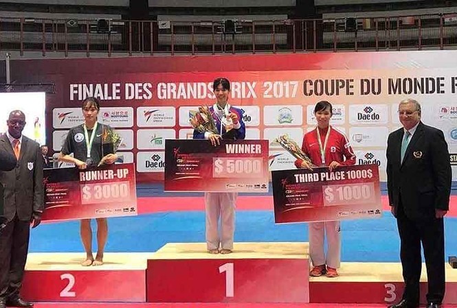 Võ sỹ Trương Thị Kim Tuyền giành HCĐ Taekwondo thế giới Võ sỹ Trương Thị Kim Tuyền giành HCĐ Taekwondo thế giới