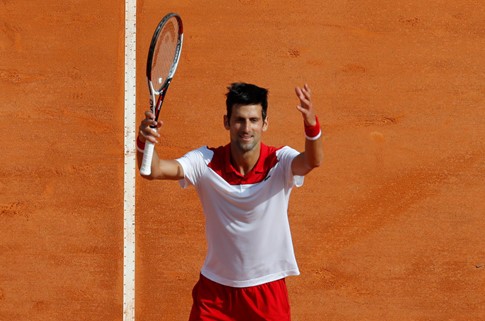 Djokovic thắng dễ trận ra quân Monte Carlo Djokovic thắng dễ trận ra quân Monte Carlo
