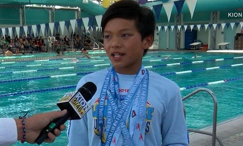 'Siêu nhân' 10 tuổi xô đổ kỷ lục của Michael Phelps 'Siêu nhân' 10 tuổi xô đổ kỷ lục của Michael Phelps