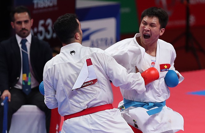 Karate giúp Việt Nam có thêm một HCB tại ASIAD Ảnh: Vnexpress