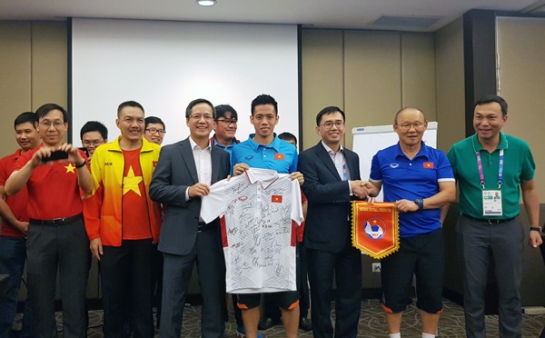 Olympic Việt Nam nhận 'doping' tinh thần khi đấu Hàn Quốc Olympic Việt Nam nhận 'doping' tinh thần khi đấu Hàn Quốc