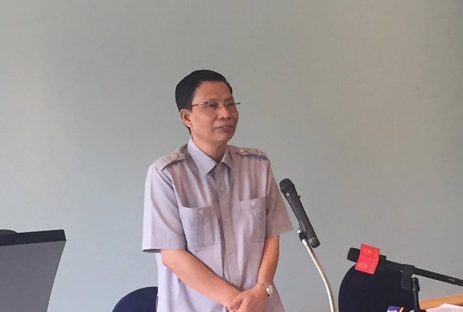 Thanh tra Chính phủ nói gì về cuộc họp báo của ông Mẫn? Ông Mẫn tại cuộc họp báo.