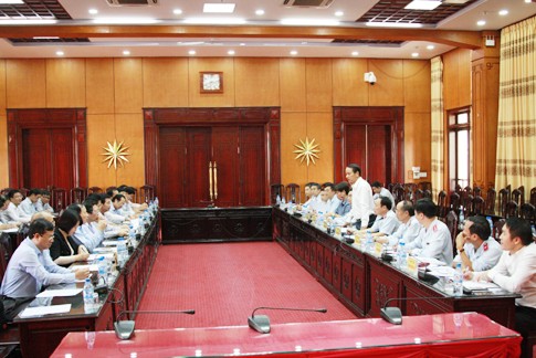 Thanh tra công tác phòng chống tham nhũng tại tỉnh Thái Bình Buổi công bố quyết định thanh tra tại tỉnh Thái Bình.