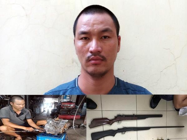 Đối tượng tổ chức trộm cắp tàng trữ nhiều 'hàng nóng' Phước cùng tang vật.