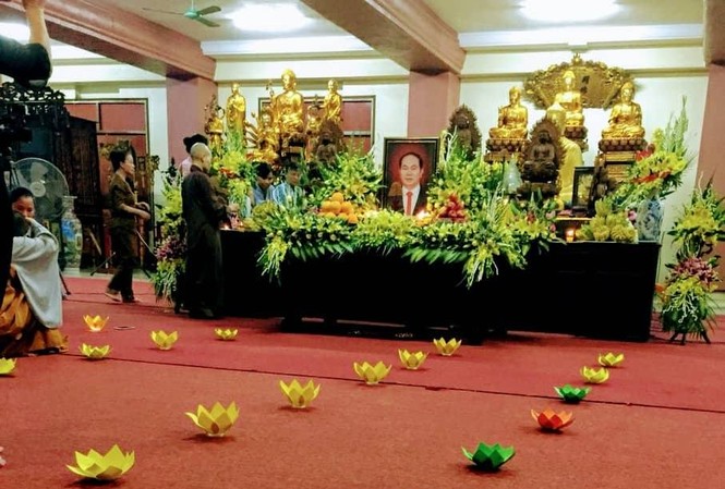 Cầu siêu, tưởng nhớ Chủ tịch nước Trần Đại Quang tại quê nhà Cầu siêu, tưởng nhớ Chủ tịch nước Trần Đại Quang tại quê nhà