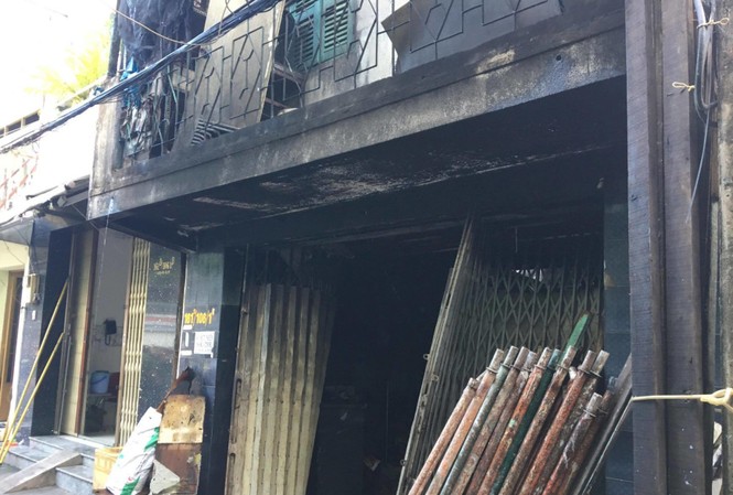 Cháy nhà lúc rạng sáng, 3 mẹ con tử vong Hiện trường vụ cháy