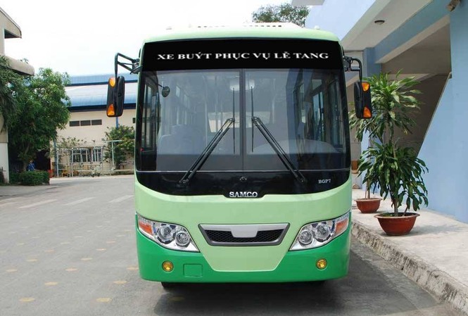 TPHCM dùng xe buýt chở người dân đi viếng cố Thủ tướng Phan Văn Khải Xe buýt phục vụ tang lễ cố Thủ tướng Phan Văn Khải.