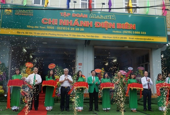 Taxi, xe ôm công nghệ Mai Linh 'phủ sóng' 63 tỉnh thành Mai Linh khai trương chi nhánh tại Điện Biên.