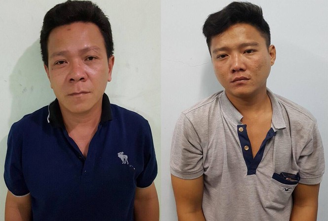 Bảo vệ dẫn cháu trai đột nhập công ty để trộm Phú và Hoàng tại công an.