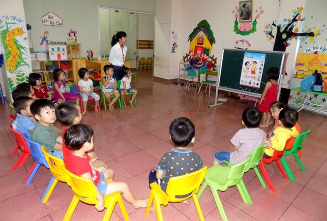 Hà Nội: Nhiều nhóm lớp thiếu nhà vệ sinh cho trẻ nhiều lo ngại về an toàn cho trẻ (ảnh minh hoạ)