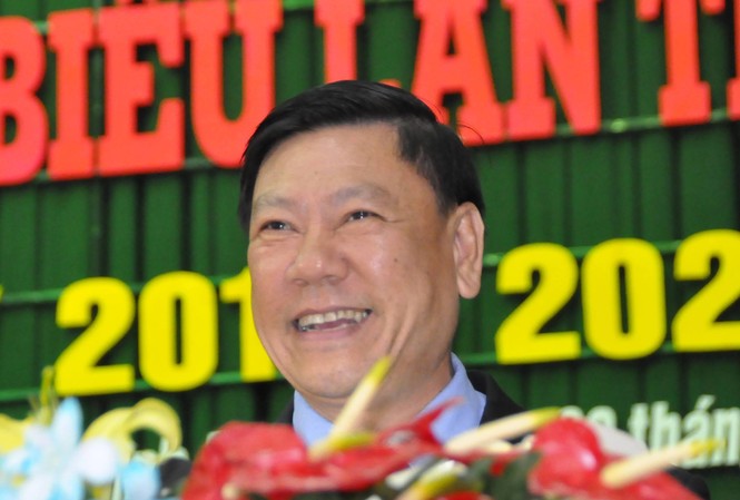 Ông Trần Văn Rón tái đắc cử Bí thư Vĩnh Long Bí thư tỉnh ủy Vĩnh Long Trần Văn Rón