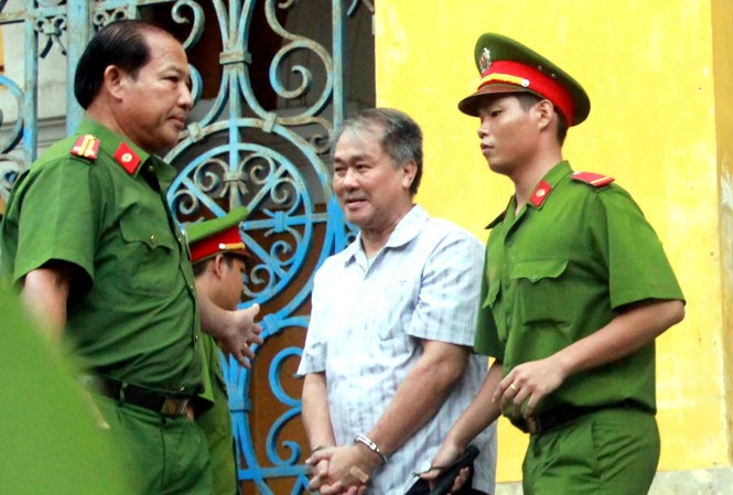 ‘Đại án’ 9.000 tỷ: Ông Danh lại xin gặp riêng người nhà Ông Phạm Công Danh hầu tòa sáng nay 9/8. Ảnh: Tân Châu