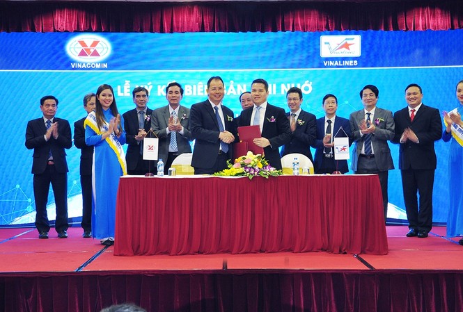 Vinalines bắt tay Vinacomin trong lĩnh vực logistics Lãnh đạo Vinalines và Vinacomin tiến hành ký kết