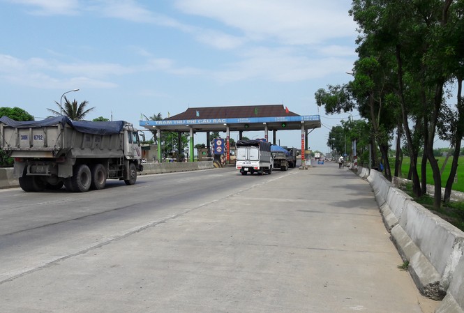 Miễn phí qua trạm cầu Rác cho người dân 2 huyện Cẩm Xuyên, Kỳ Anh Trạm thu phí Cầu Rác.