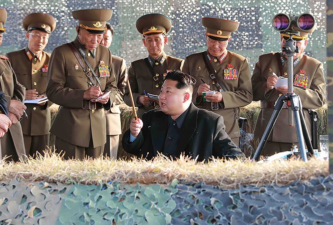 Ông Kim Jong-un gọi vũ khí hạt nhân là 'thanh kiếm của công lý' Ông Kim Jong-un gọi vũ khí hạt nhân là 'thanh kiếm của công lý'