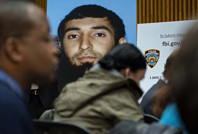 Nghi phạm khủng bố New York tỏ ra vui sướng, không hề hối hận Chân dung nghi phạm Sayfullo Habibullaevic Saipov. Ảnh: AP