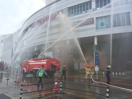 Aeon Mall Bình Tân diễn tập phòng cháy chữa cháy Aeon Mall Bình Tân diễn tập phòng cháy chữa cháy