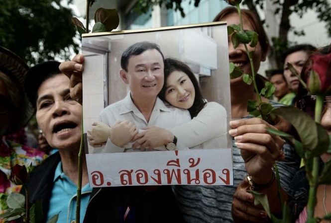 Anh em cựu Thủ tướng Thái Lan đang ở Singapore Ảnh minh họa: AFP