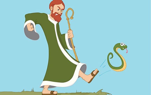 Sự thật đáng kinh ngạc về truyền thuyết tiêu diệt rắn ở Ireland Thánh Patrick đuổi rắn ra khỏi Ireland chỉ là một truyền thuyết (Ảnh: IrishCentral)