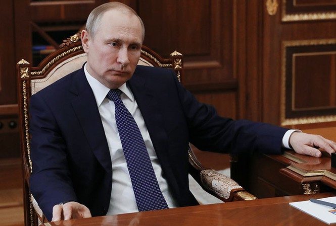 Tổng thống Nga Putin lần đầu lên tiếng vụ Mỹ tấn công Syria Tổng thống Nga Vladimir Putin. Ảnh: AFP