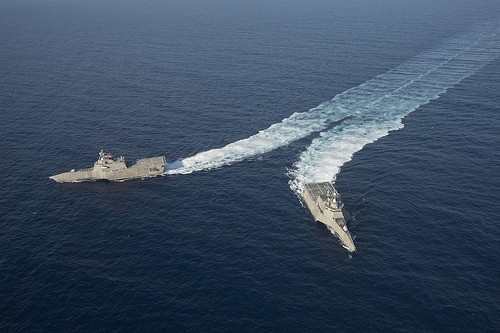 Vì sao Mỹ hủy mời Trung Quốc tập trận Vành đai Thái Bình Dương? Ảnh: US Navy