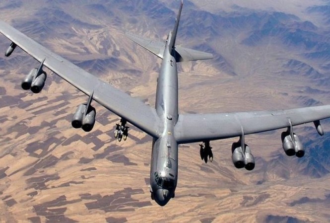 CNN: Mỹ điều máy bay ném bom B-52 đến biển Đông Máy bay ném bom B-52. Ảnh: US Air Force