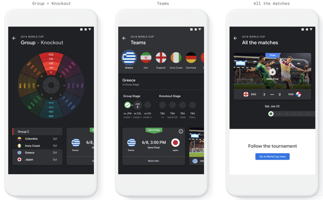 Google tung nhiều tính năng mới trước thềm World Cup 2018 Google tung nhiều tính năng mới trước thềm World Cup 2018