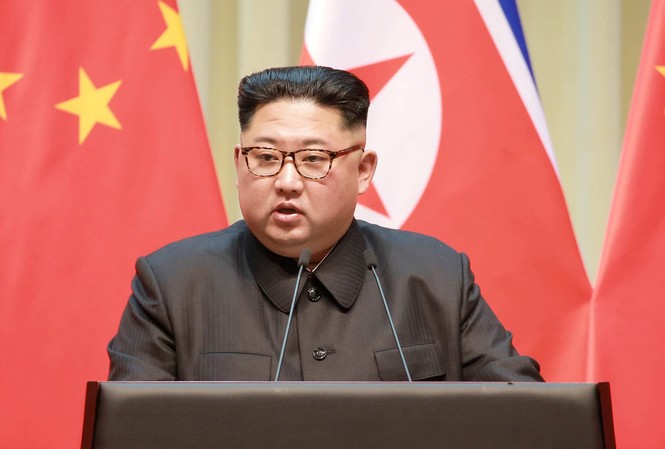 Sáng nay, ông Kim Jong-un thăm Trung Quốc lần ba? Lãnh đạo Triều Tiên Kim Jong-un. Ảnh: KCNA