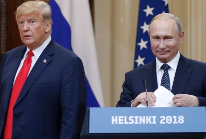 Tổng thống Trump bất ngờ gửi thư cho người đồng cấp Putin Ảnh: Debka