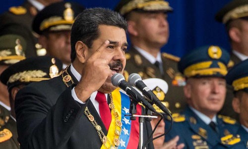 Venezuela tịch thu tài sản kẻ nghi tài trợ vụ ám sát Tổng thống Tổng thống Venezuela Nicolas Maduro. Ảnh: EPA