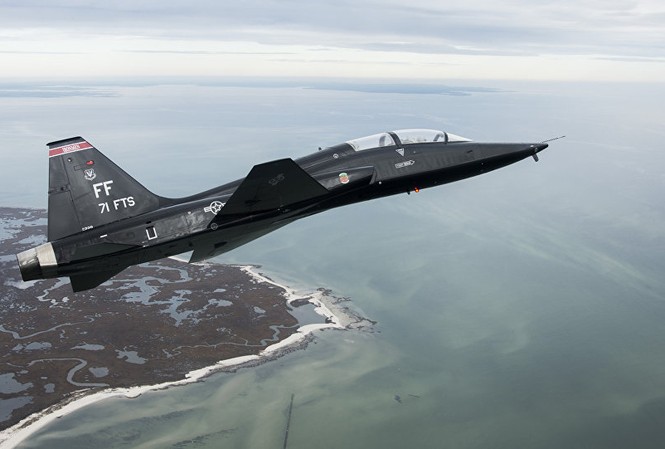 Rơi máy bay huấn luyện T-38C, phi công tử nạn Máy bay T-38 Talon. Ảnh: Không quân Mỹ