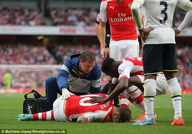 Arsenal xếp nhì Premier League về… tiền viện phí Arsenal tốn quá nhiều tiền cho chấn thương.